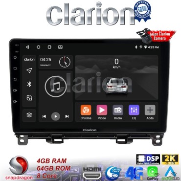 CLARION GL74761 Οθόνη OEM Multimedia Αυτοκινήτου για Honda Jazz 2019 (CarPlay/AndroidAuto/BT/GPS/WIFI/GPRS)