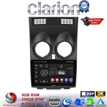 CLARION GL75001 Οθόνη OEM Multimedia Αυτοκινήτου για NISSAN QASHQAI 2007 > 2013 (CarPlay/AndroidAuto/BT/GPS/WIFI/GPRS)