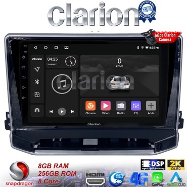 CLARION GL75263 Οθόνη OEM Multimedia Αυτοκινήτου για Jeep Compass 2023> (CarPlay/AndroidAuto/BT/GPS/WIFI/GPRS)