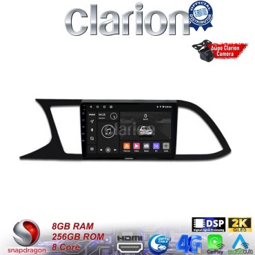 CLARION GL75306 Οθόνη OEM Multimedia Αυτοκινήτου για SEAT LEON 2012>  (CarPlay/AndroidAuto/BT/GPS/WIFI/GPRS)