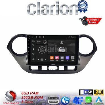 CLARION GL75406 Οθόνη OEM Multimedia Αυτοκινήτου για Hyundai i10 2014> (CarPlay/AndroidAuto/BT/GPS/WIFI/GPRS)