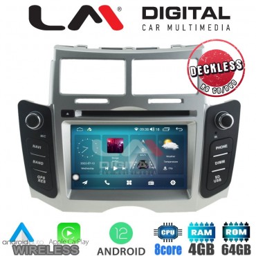LM Digital - LM C8084 GPS Οθόνη OEM Multimedia Αυτοκινήτου για ΤΟΥΟΤΑ YARIS 2006 > 2011 (CarPlay/AndroidAuto/BT/GPS/WIFI/GPRS)