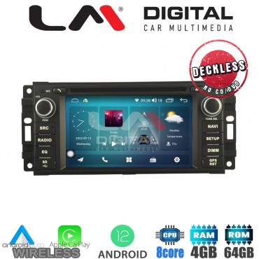 LM Digital - LM C8202 GPS Οθόνη OEM Multimedia Αυτοκινήτου για Crysler & JEEP 2005>2011 (CarPlay/AndroidAuto/BT/GPS/WIFI/GPRS)