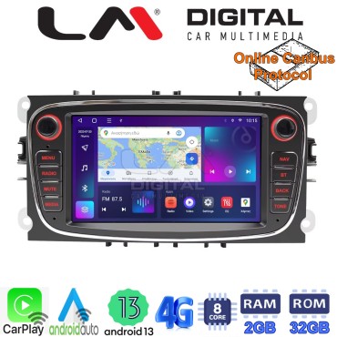 LM Digital - LM E8003B GPS Οθόνη OEM Multimedia Αυτοκινήτου για FORD FOCUS > 2011
FORD MONDEO 2007 > 2014
FORD GALAXY 2007 > 2014
FORD S-MAX 2008 > 2014 (CarPlay/AndroidAuto/BT/GPS/WIFI/GPRS)