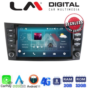 LM Digital - LM E8090 GPS Οθόνη OEM Multimedia Αυτοκινήτου για MERCEDES E (W211) - CLS 2003 > 2010 (CarPlay/AndroidAuto/BT/GPS/WIFI/GPRS)