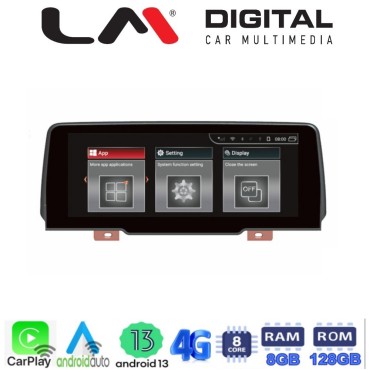 LM Digital - LM G123M10 EVO Οθόνη OEM Multimedia Αυτοκινήτου για BMW X3 & X4 2016 > 2018 (CarPlay/AndroidAuto/BT/GPS/WIFI/GPRS)