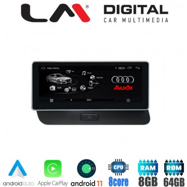 LM Digital - LM G311M10 SQ Οθόνη OEM Multimedia Αυτοκινήτου για AUDI Q5 2008 > 2018 (CarPlay/AndroidAuto/BT/GPS/WIFI/GPRS)