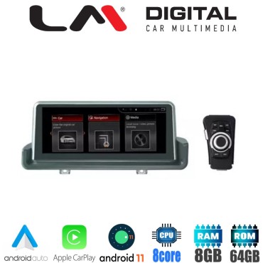 LM Digital - LM G395M10 Οθόνη OEM Multimedia Αυτοκινήτου για BMW SERIES 3 (E90) & SERIES 4  2005>2012 (CarPlay/AndroidAuto/BT/GPS/WIFI/GPRS)