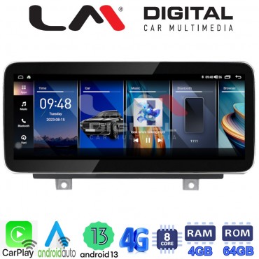 LM Digital - LM GH4 350 EVO Οθόνη OEM Multimedia Αυτοκινήτου για BMW SERIES 3 2010 >(F30 F31,F34,F35,F80)BMW SERIES 4 2013 >(F32,F33,F36,F83)με σύστημα NBT (CarPlay/AndroidAuto/BT/GPS/WIFI/GPRS)