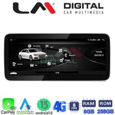 LM Digital - LM GH8 311 LOW Οθόνη OEM Multimedia Αυτοκινήτου για AUDI Q5 2008 > 2017 με εγχρωμη οθόνη (CarPlay/AndroidAuto/BT/GPS/WIFI/GPRS)