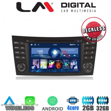 LM Digital - LM N4090 GPS Οθόνη OEM Multimedia Αυτοκινήτου για MERCEDES E (W211), CLS  2003>2010 (CarPlay/AndroidAuto/BT/GPS/WIFI)
