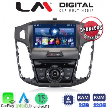 LM Digital - LM N4150 GPS Οθόνη OEM Multimedia Αυτοκινήτου για Ford Focus 2012-2014 (CarPlay/AndroidAuto/BT/GPS/WIFI)