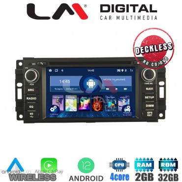 LM Digital - LM N4202 GPS Οθόνη OEM Multimedia Αυτοκινήτου για Crysler & JEEP 2005>2011 (CarPlay/AndroidAuto/BT/GPS/WIFI)