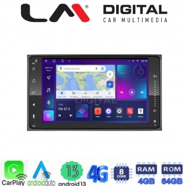 LM Digital - LM Q8071T GPS Οθόνη OEM Multimedia Αυτοκινήτου για Toyota (CarPlay/AndroidAuto/BT/GPS/WIFI/GPRS)