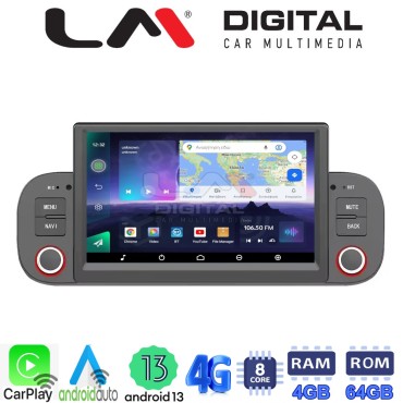 LM Digital - LM Q8192 GPS Οθόνη OEM Multimedia Αυτοκινήτου για Fiat Panda 2012> (CarPlay/AndroidAuto/BT/GPS/WIFI/GPRS)