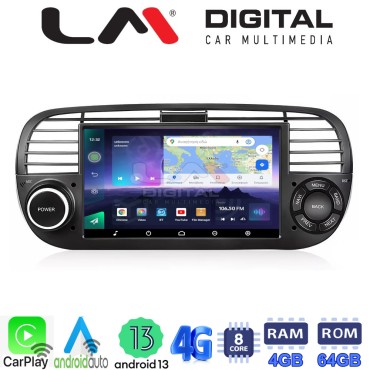 LM Digital - LM Q8315 GPS Οθόνη OEM Multimedia Αυτοκινήτου για Fiat 500 2007 > 2016 (CarPlay/AndroidAuto/BT/GPS/WIFI/GPRS)