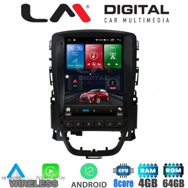 LM Digital - LM TC8072 GPS Οθόνη OEM Multimedia τυπου Tesla 9,7inch Opel Astra J (CarPlay/AndroidAuto/BT/GPS/WIFI/GPRS)