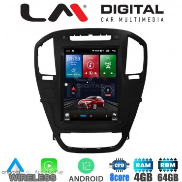 LM Digital - LM TC8114BL GPS Οθόνη OEM Multimedia τυπου Tesla 9,7inch Opel Insignia (CarPlay/AndroidAuto/BT/GPS/WIFI/GPRS)