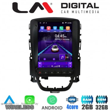 LM Digital - LM TN4072 GPS Οθόνη OEM Multimedia τυπου Tesla 9,7inch Opel Astra J (CarPlay/AndroidAuto/BT/GPS/WIFI/GPRS)