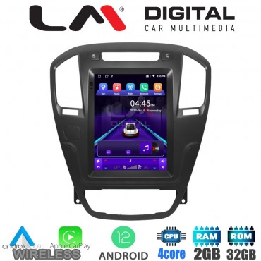 LM Digital - LM TN4114BL GPS Οθόνη OEM Multimedia τυπου Tesla 9,7inch Opel Insignia (CarPlay/AndroidAuto/BT/GPS/WIFI/GPRS)