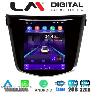 LM Digital - LM TN4353 GPS Οθόνη OEM Multimedia τυπου Tesla 9,7inch Nissan Qashqai J11 (CarPlay/AndroidAuto/BT/GPS/WIFI/GPRS)