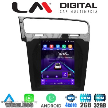 LM Digital - LM TN4591 GPS Οθόνη OEM Multimedia τυπου Tesla 9,7inch VW Golf 7 (CarPlay/AndroidAuto/BT/GPS/WIFI/GPRS)