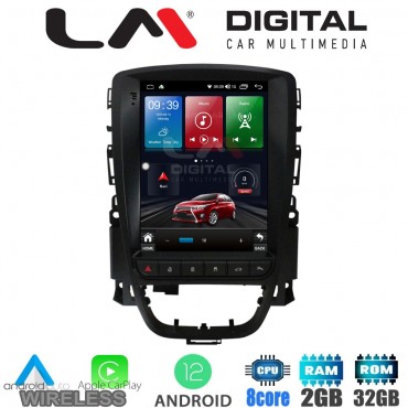 LM Digital - LM TR8072 GPS Οθόνη OEM Multimedia τυπου Tesla 9,7inch Opel Astra J (CarPlay/AndroidAuto/BT/GPS/WIFI/GPRS)