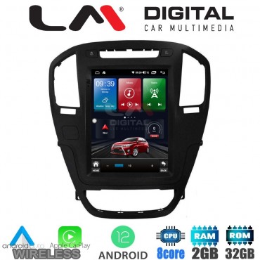 LM Digital - LM TR8114BL GPS Οθόνη OEM Multimedia τυπου Tesla 9,7inch Opel Insignia (CarPlay/AndroidAuto/BT/GPS/WIFI/GPRS)