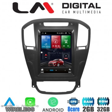 LM Digital - LM TR8114BL GPS Οθόνη OEM Multimedia τυπου Tesla 9,7inch Opel Insignia (CarPlay/AndroidAuto/BT/GPS/WIFI/GPRS)