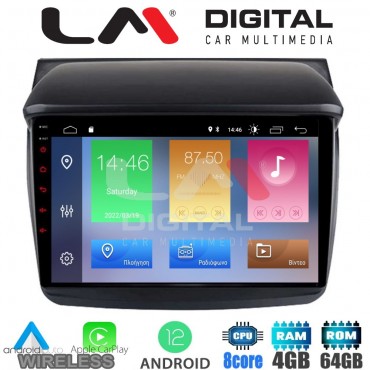 LM Digital - LM ZC8094 GPS Οθόνη OEM Multimedia Αυτοκινήτου για MITSUBISHI L200 2006 > 2014 (CarPlay/AndroidAuto/BT/GPS/WIFI/GPRS)