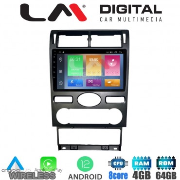 LM Digital - LM ZC8104 GPS Οθόνη OEM Multimedia Αυτοκινήτου για Ford Mondeo 2003 > 2006 (CarPlay/AndroidAuto/BT/GPS/WIFI/GPRS)