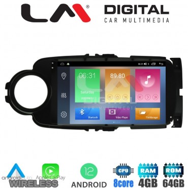 LM Digital - LM ZC8254B GPS Οθόνη OEM Multimedia Αυτοκινήτου για Toyota Yaris 2012 > 2015 Αν το αυτοκίνητο είναι υβριδικό, παρακαλώ ενημερώστε μας πριν την παραγγελία σας. (CarPlay/AndroidAuto/BT/GPS/WIFI/GPRS)