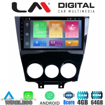 LM Digital - LM ZC8301 GPS Οθόνη OEM Multimedia Αυτοκινήτου για Mazda RX8 2001>2008 (CarPlay/AndroidAuto/BT/GPS/WIFI/GPRS)
