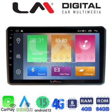 LM Digital - LM ZC8312 GPS Οθόνη OEM Multimedia Αυτοκινήτου για MITSUBISHI OUTLANDER 2001 > 2006 (CarPlay/AndroidAuto/BT/GPS/WIFI/GPRS)
