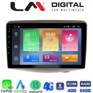 LM Digital - LM ZC8402 GPS Οθόνη OEM Multimedia Αυτοκινήτου για Toyota Yaris 1999 > 2004 (CarPlay/AndroidAuto/BT/GPS/WIFI/GPRS)