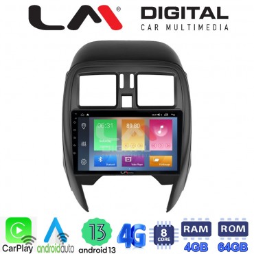 LM Digital - LM ZC8460 GPS Οθόνη OEM Multimedia Αυτοκινήτου για Nissan Micra K13 2010 > 2016 (CarPlay/AndroidAuto/BT/GPS/WIFI/GPRS)