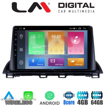 LM Digital - LM ZC8461 GPS Οθόνη OEM Multimedia Αυτοκινήτου για Mazda 3 2014 >  (CarPlay/AndroidAuto/BT/GPS/WIFI/GPRS)