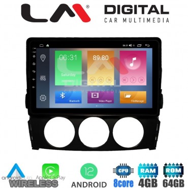 LM Digital - LM ZC8530 GPS Οθόνη OEM Multimedia Αυτοκινήτου για Mazda MX5 2005 > 2015 (CarPlay/AndroidAuto/BT/GPS/WIFI/GPRS)