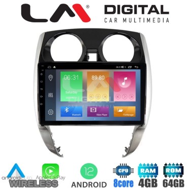 LM Digital - LM ZC8790 GPS Οθόνη OEM Multimedia Αυτοκινήτου για Nissan Note 2013 > 2020 (CarPlay/AndroidAuto/BT/GPS/WIFI/GPRS)