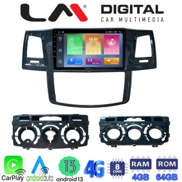 LM Digital - LM ZC8821 GPS Οθόνη OEM Multimedia Αυτοκινήτου για TOYOTA HILUX 2005>2016 (CarPlay/AndroidAuto/BT/GPS/WIFI/GPRS)