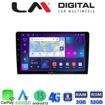 LM Digital - LM ZE8023SA GPS Οθόνη OEM Multimedia Αυτοκινήτου για Kia Sportage 2004 > 2010 (CarPlay/AndroidAuto/BT/GPS/WIFI/GPRS)