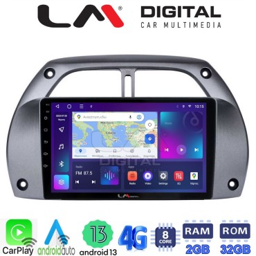 LM Digital - LM ZE8071 GPS Οθόνη OEM Multimedia Αυτοκινήτου για Toyota Rav 4 2001 > 2006 (CarPlay/AndroidAuto/BT/GPS/WIFI/GPRS)