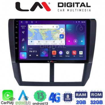 LM Digital - LM ZE8272 GPS Οθόνη OEM Multimedia Αυτοκινήτου για SUBARU IMPREZA-FORESTER 2009>2012 (CarPlay/AndroidAuto/BT/GPS/WIFI/GPRS)