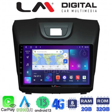LM Digital - LM ZE8435 GPS Οθόνη OEM Multimedia Αυτοκινήτου για ISUZU DMAX 2012> (CarPlay/AndroidAuto/BT/GPS/WIFI/GPRS)