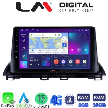 LM Digital - LM ZE8461 GPS Οθόνη OEM Multimedia Αυτοκινήτου για Mazda 3 2014 >  (CarPlay/AndroidAuto/BT/GPS/WIFI/GPRS)