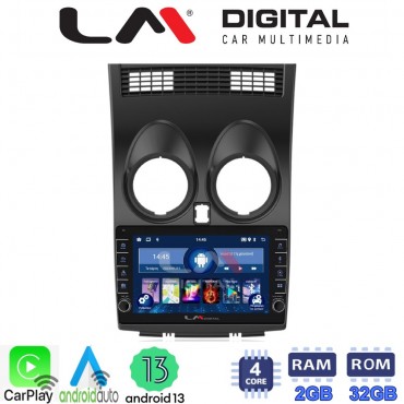 LM Digital - LM ZG4001 GPS Οθόνη OEM Multimedia Αυτοκινήτου για NISSAN QASHQAI 2007 > 2013 (CarPlay/AndroidAuto/BT/GPS/WIFI/GPRS)