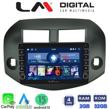 LM Digital - LM ZG4018B GPS Οθόνη OEM Multimedia Αυτοκινήτου για Toyota Rav4 2007 > 2012 (CarPlay/AndroidAuto/BT/GPS/WIFI/GPRS)