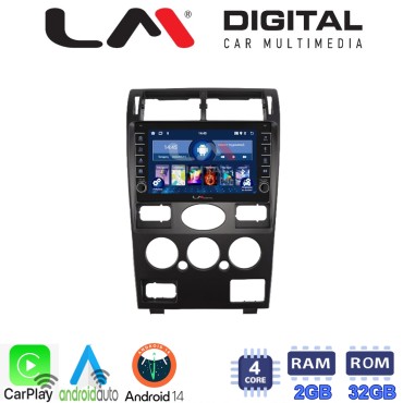 LM Digital - LM ZG4105 GPS Οθόνη OEM Multimedia Αυτοκινήτου για Ford Mondeo 2003 > 2006 (CarPlay/AndroidAuto/BT/GPS/WIFI/GPRS)