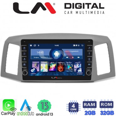 LM Digital - LM ZG4307 GPS Οθόνη OEM Multimedia Αυτοκινήτου για Jeep Grand Cherokee 2004 > 2011 (CarPlay/AndroidAuto/BT/GPS/WIFI/GPRS)