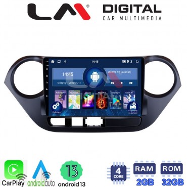 LM Digital - LM ZG4406 GPS Οθόνη OEM Multimedia Αυτοκινήτου για Hyundai i10 2014> (CarPlay/AndroidAuto/BT/GPS/WIFI/GPRS)